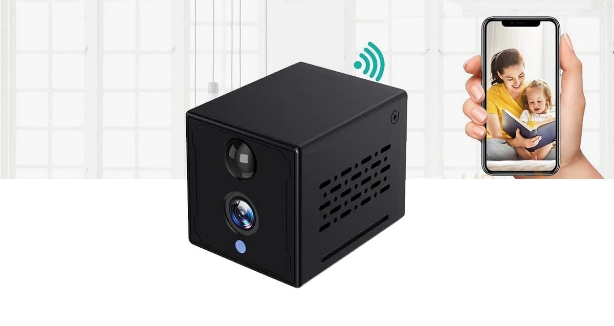 FULL HD WiFi 24/7 mini cameră ascunsă de 140° spion