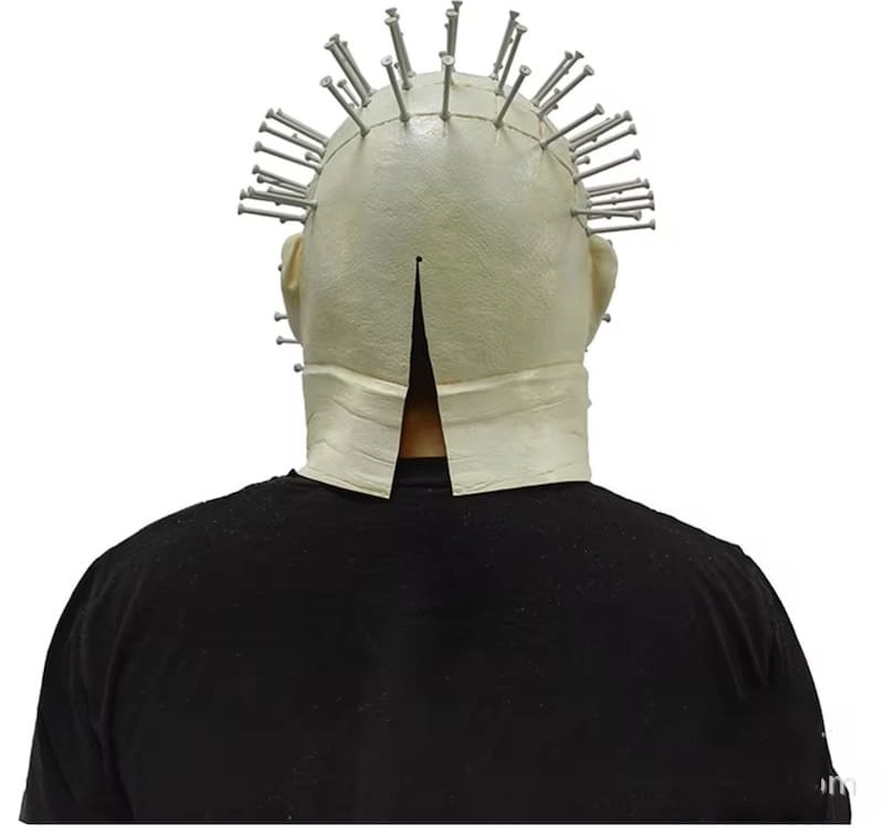 Mască pinhead horror hellraiser pentru față din latex siliconic