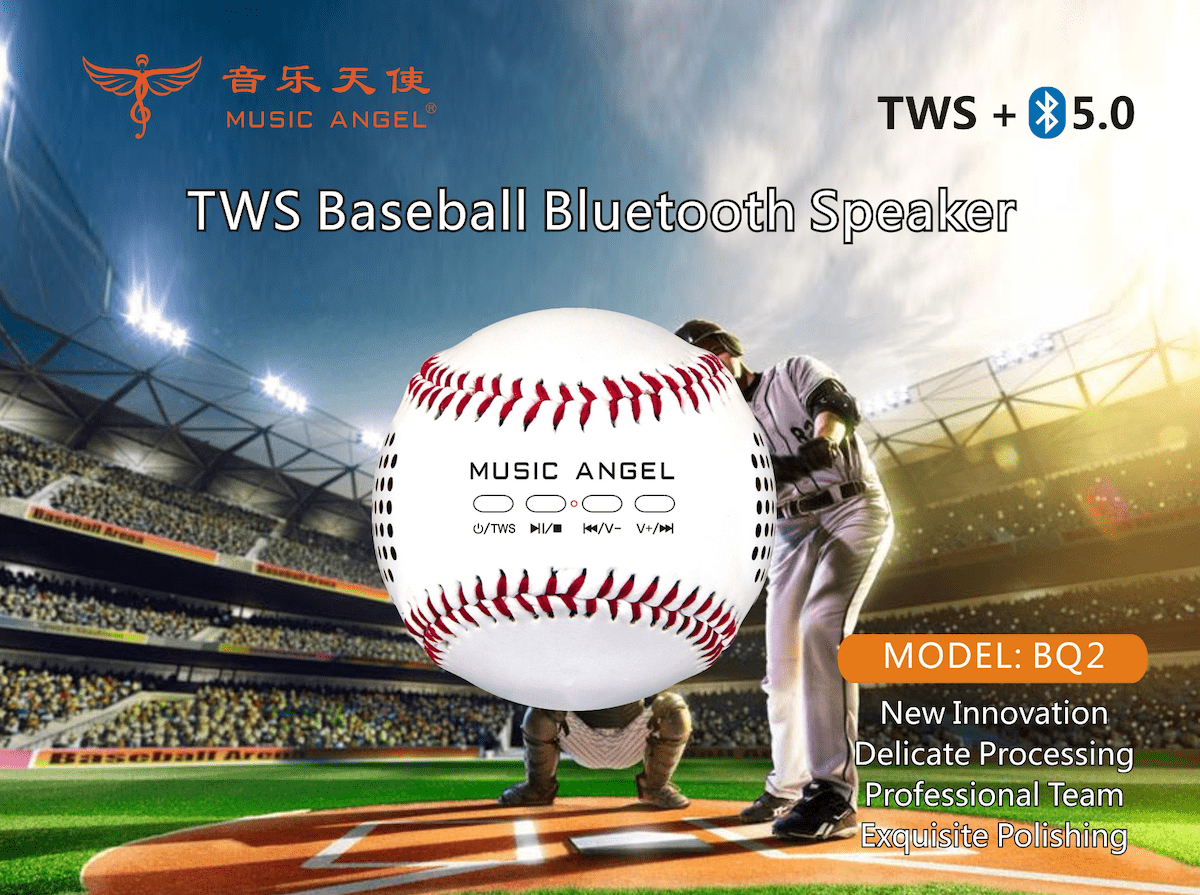 Mini boxa bluetooth 5.0 (wireless) sport - minge de baseball 2x3W