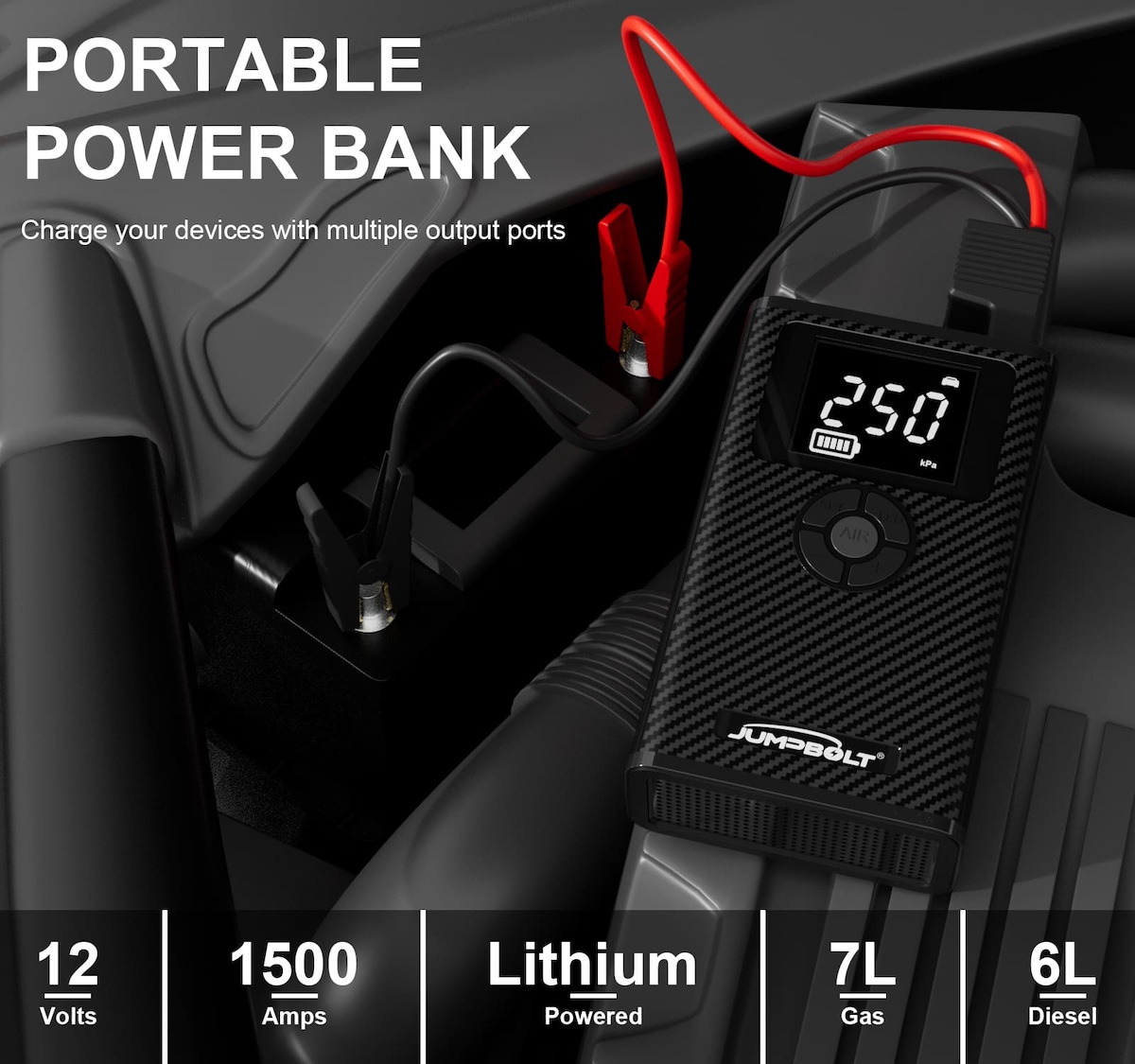 Power bank portabil și starter auto