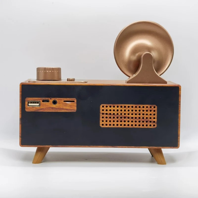 radio vechi mini mic din lemn design retro stil vintage