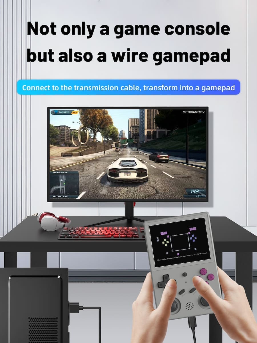 Consolă cu conexiune HDMI și Bluetooth gameboy