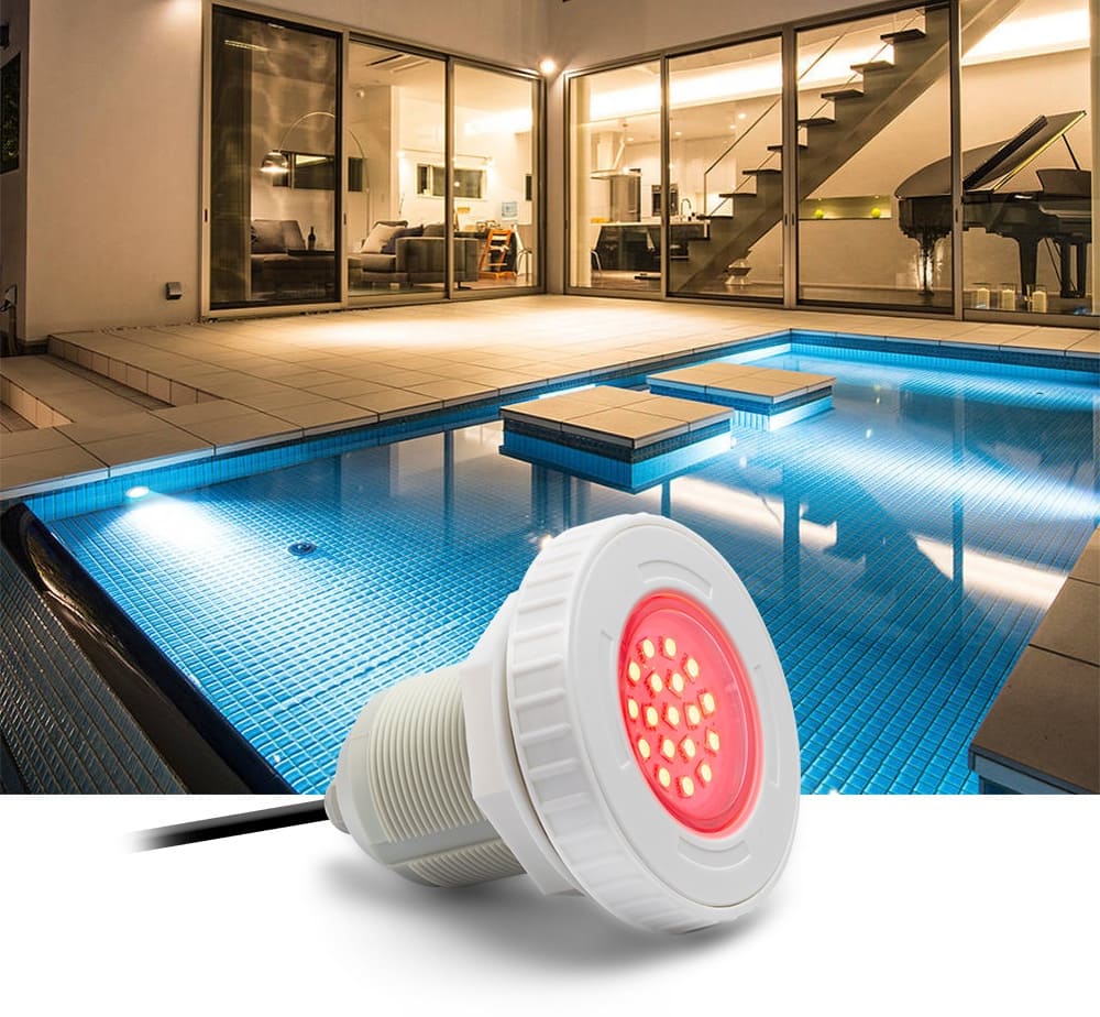 iluminat cu led pentru piscine lampa cu lumina colorata rgb pentru piscine iazuri fantani