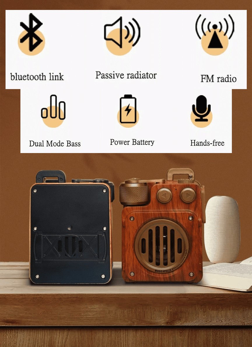 radio design vechi vintage design retro din lemn