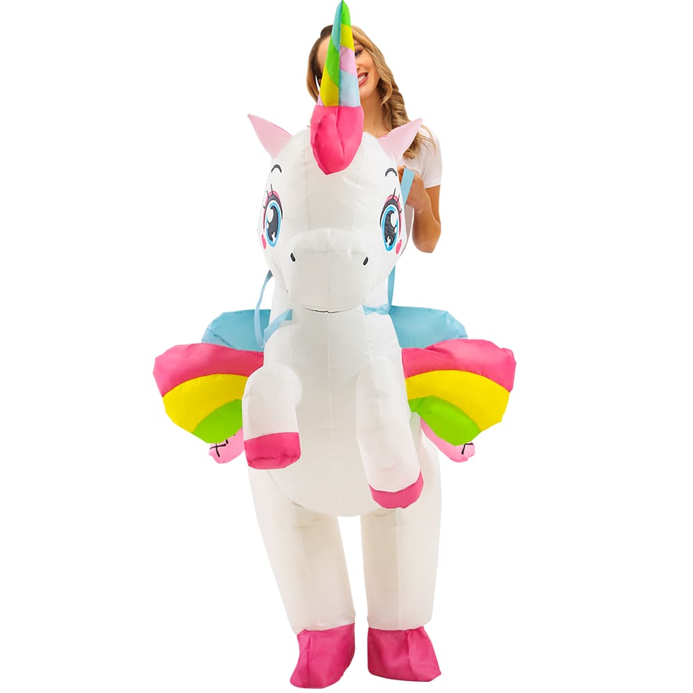 costum gonflabil de unicorn