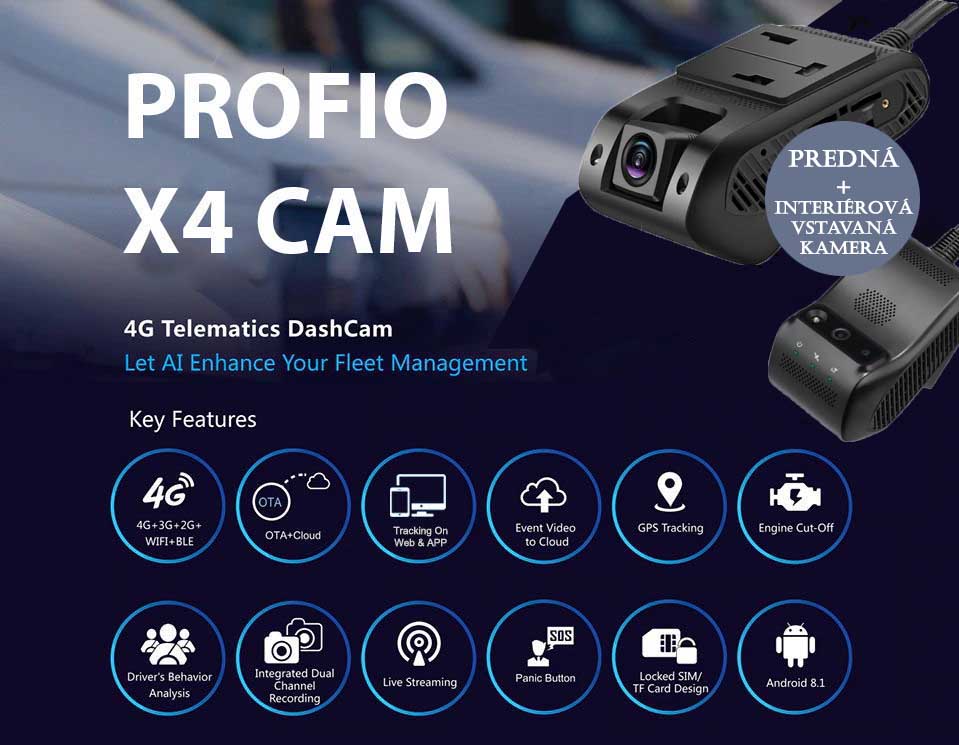 Camere auto Cloud Profio X4